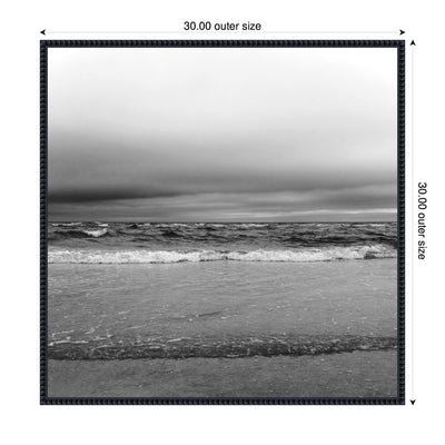 Sylvie Life Is A Beach Framed Canvas by Stephanie Klatt