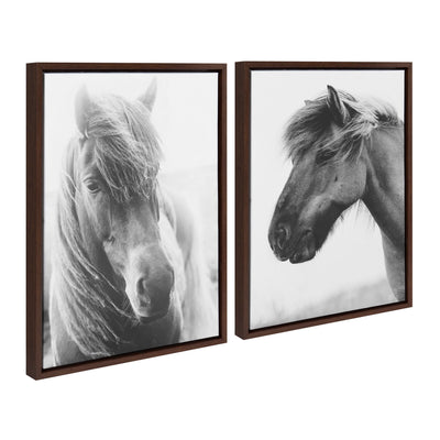Sylvie Benevolence and Indomitable Framed Canvas Set by Alicia Abla by kateandlaurel - product image 2 for Resin Society