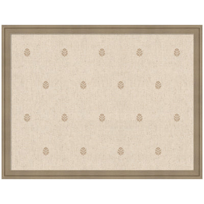 Pinboard Beige Botanical Block Print