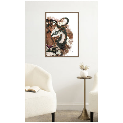 Tiger by Madeline Jeppesen Framed Canvas Wall Art Print