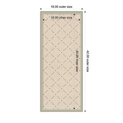 Pinboard Green Lattice Print