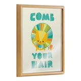 Blake Splish Splash Zoo Lion Framed Printed Glass by Heather Rosas by kateandlaurel - main product image for Resin Society
