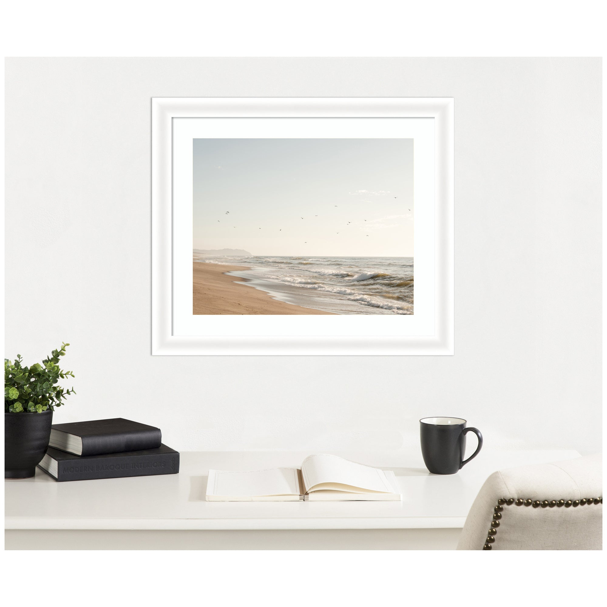 Framed Art Coastal Flight by Crystal Lynn Collins
