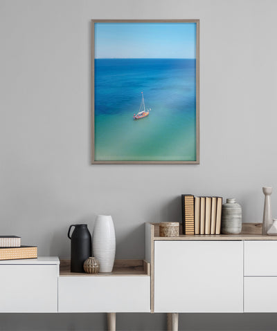 Blake A Lagos Sail Framed Printed Art by Rachel Bolgov