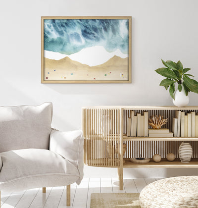 Blake North Shore Framed Printed Glass by kateandlaurel - product image 19 for Resin Society