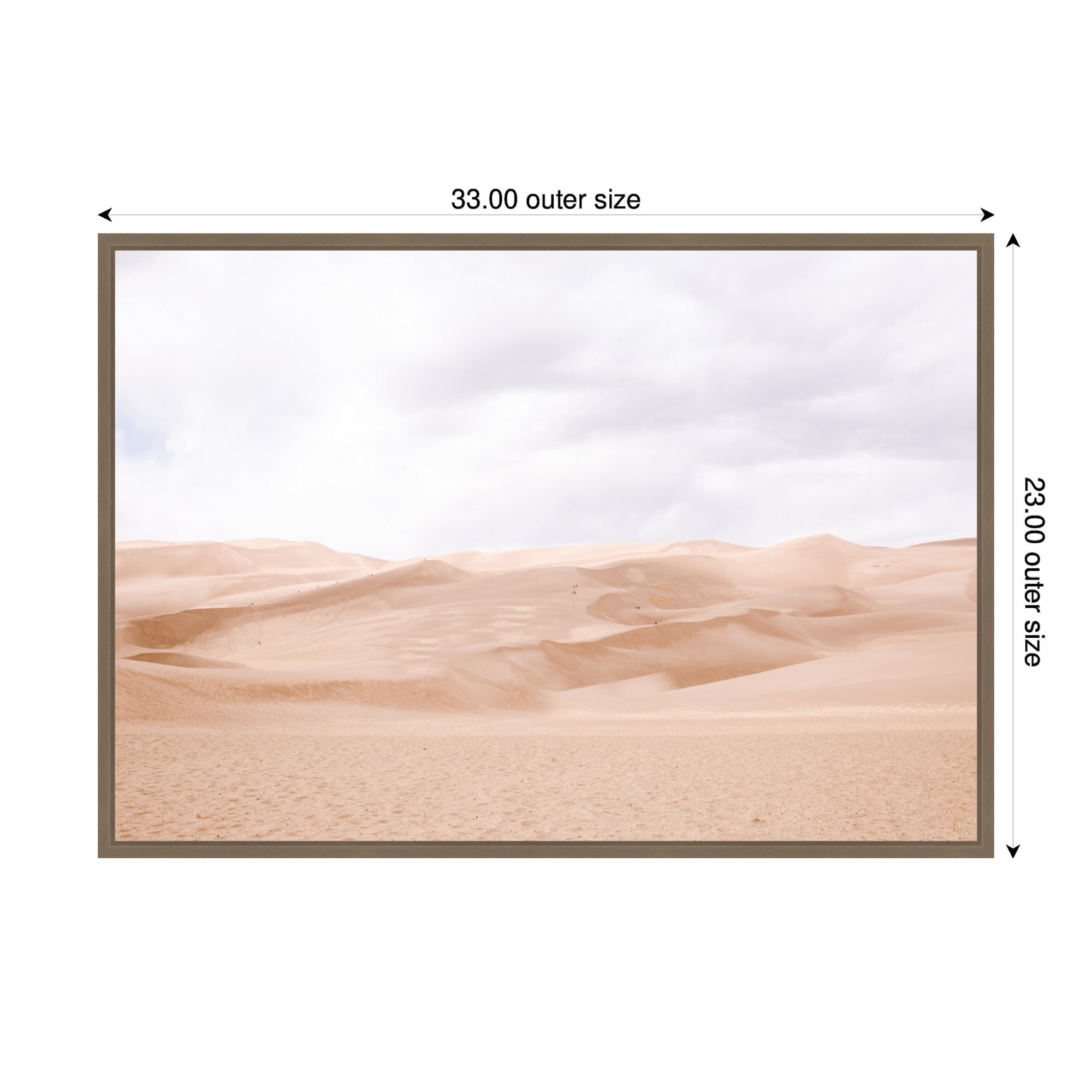 Sylvie Desert Skies Framed Canvas by Alicia Abla