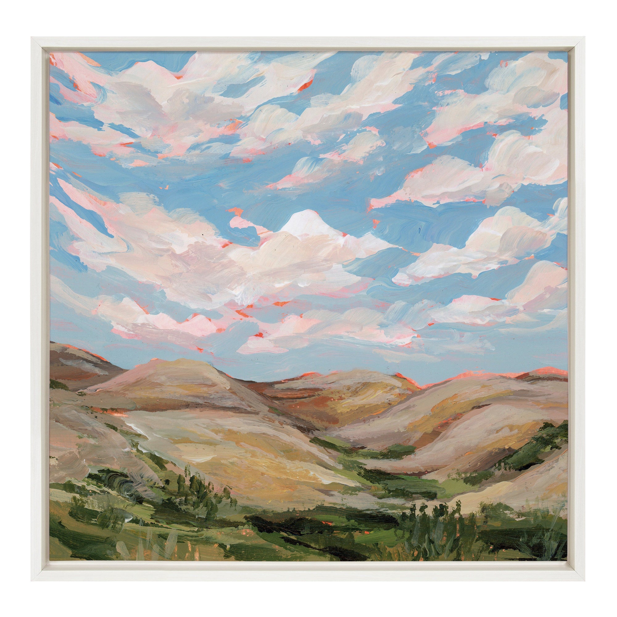 Sylvie South Dakota Framed Canvas by Emily Kenney by kateandlaurel - main product image for Resin Society