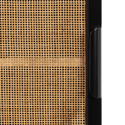 Ori Rattan Wall Cabinet with Cubby