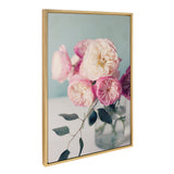 Sylvie Still Life Garden Roses Framed Canvas by kateandlaurel - product image 2 for Resin Society