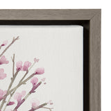 Sylvie Pink Blooms in Chinoiserie Framed Canvas by kateandlaurel - product image 3 for Resin Society