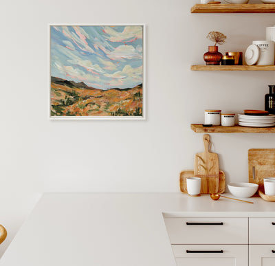 Sylvie California Framed Canvas by Emily Kenney by kateandlaurel - product image 5 for Resin Society