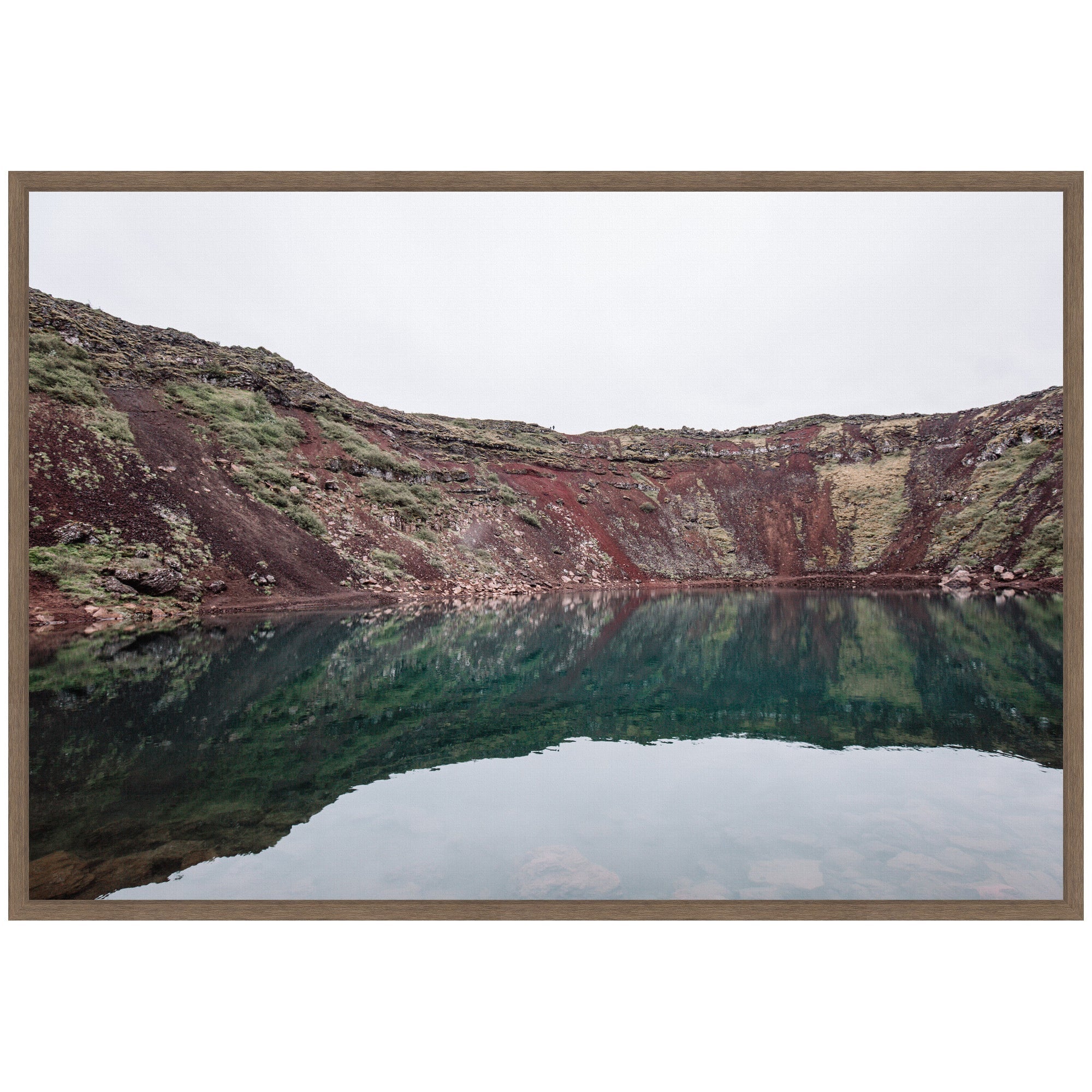 Sylvie Reflection Pool Framed Canvas by Alicia Abla