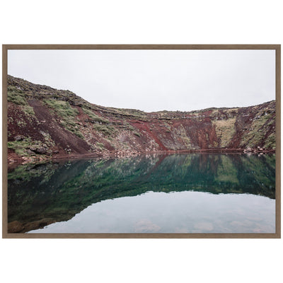 Sylvie Reflection Pool Framed Canvas by Alicia Abla