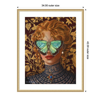 Cassandra by Charlotte Brindley Framed Wall Art Print