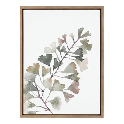 Sylvie Botanical Soft Split Fern Framed Canvas by kateandlaurel - product image 2 for Resin Society