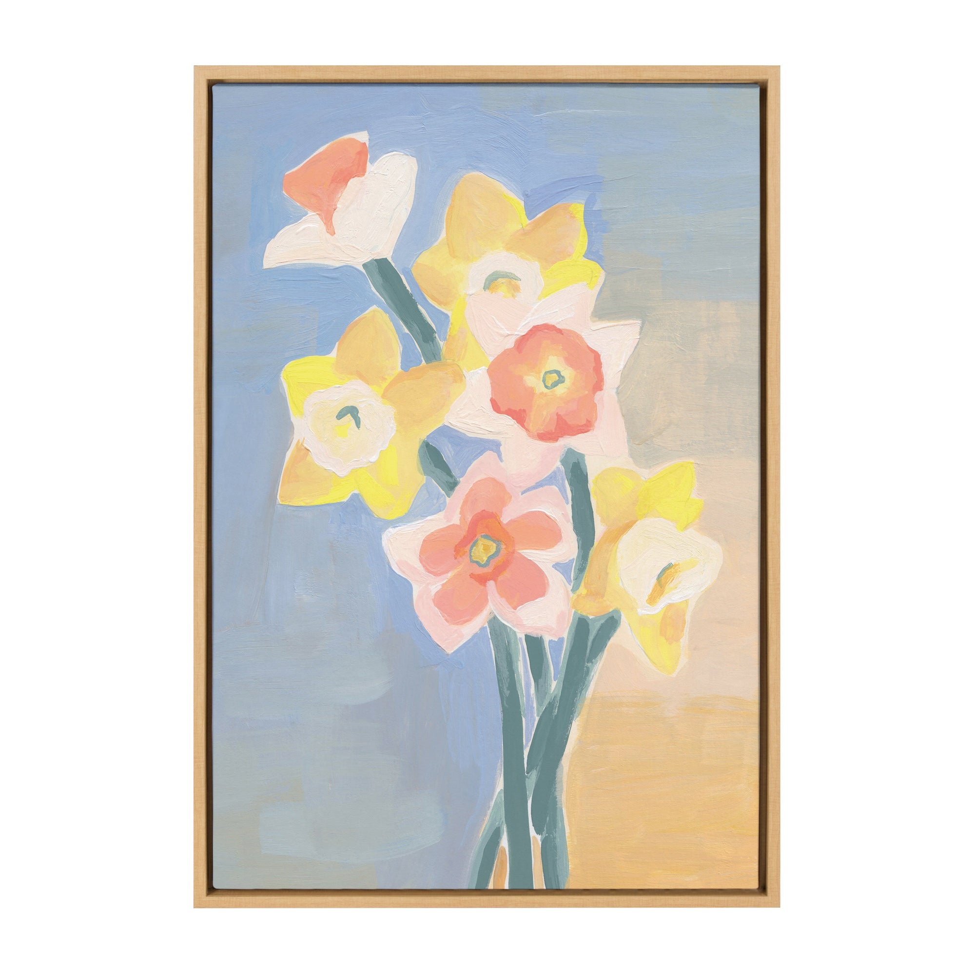 Sylvie April Morning Framed Canvas by kateandlaurel - product image 10 for Resin Society