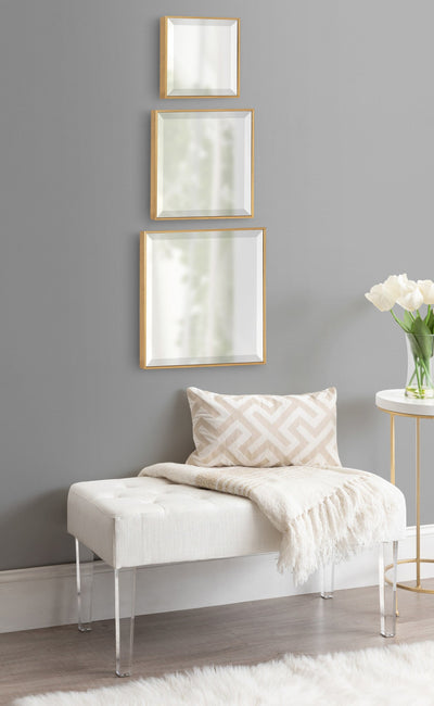 Rhodes Modern Square Mirror Set by kateandlaurel - product image 6 for Resin Society