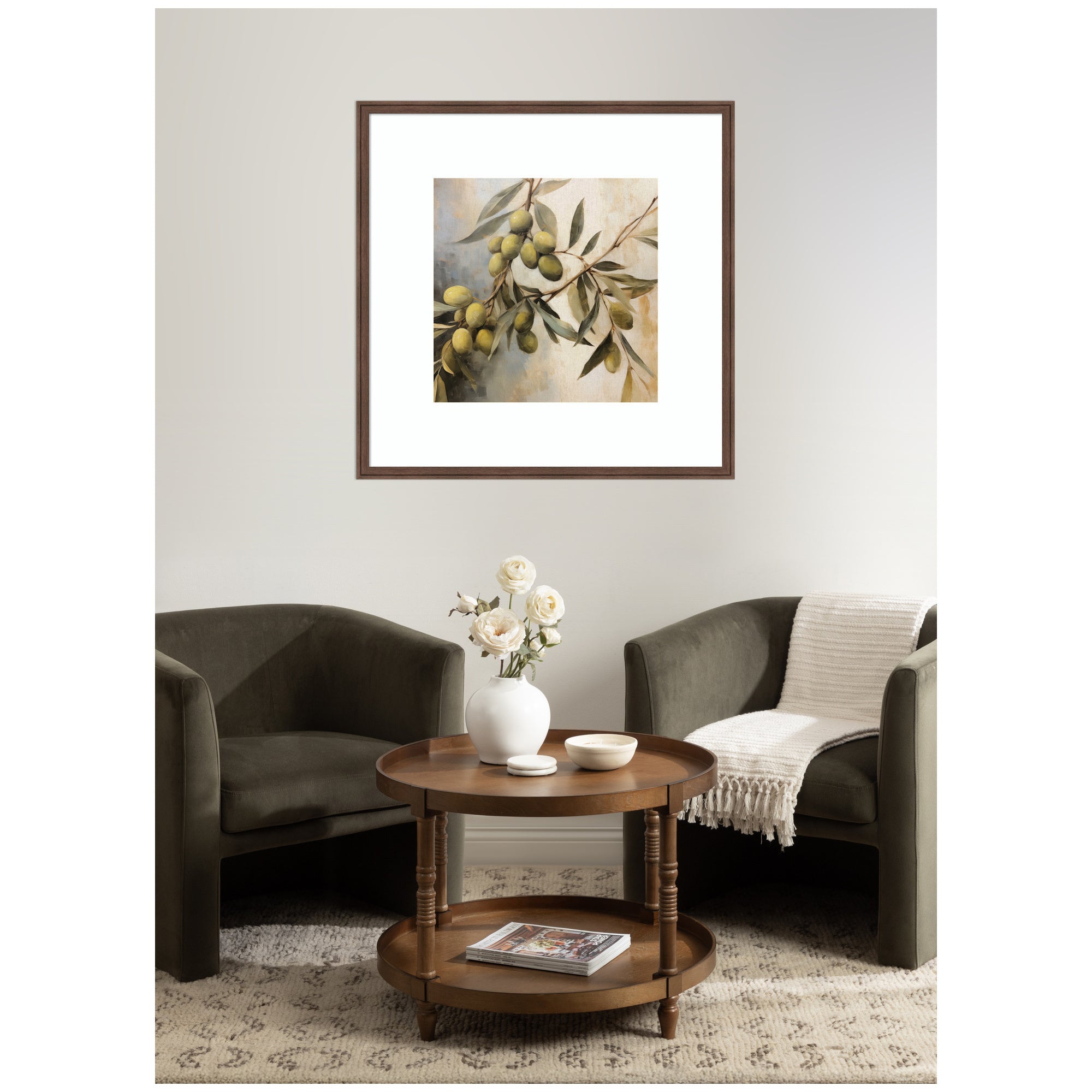 Olive Tree by The Creative Bunch Studio Framed Wall Art Print