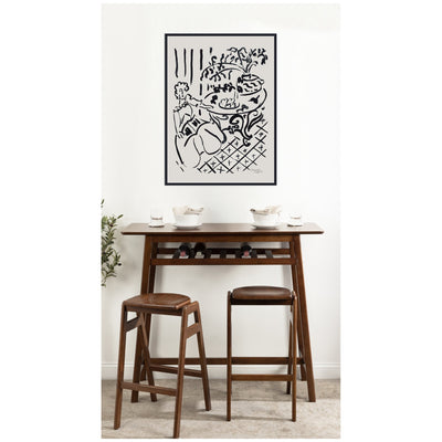 Fille assise a table 1947 Henri Matisse by Nostalgia Prints Framed Canvas Wall Art Print