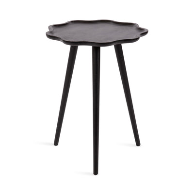 Alezar Scallop Wood Side Table