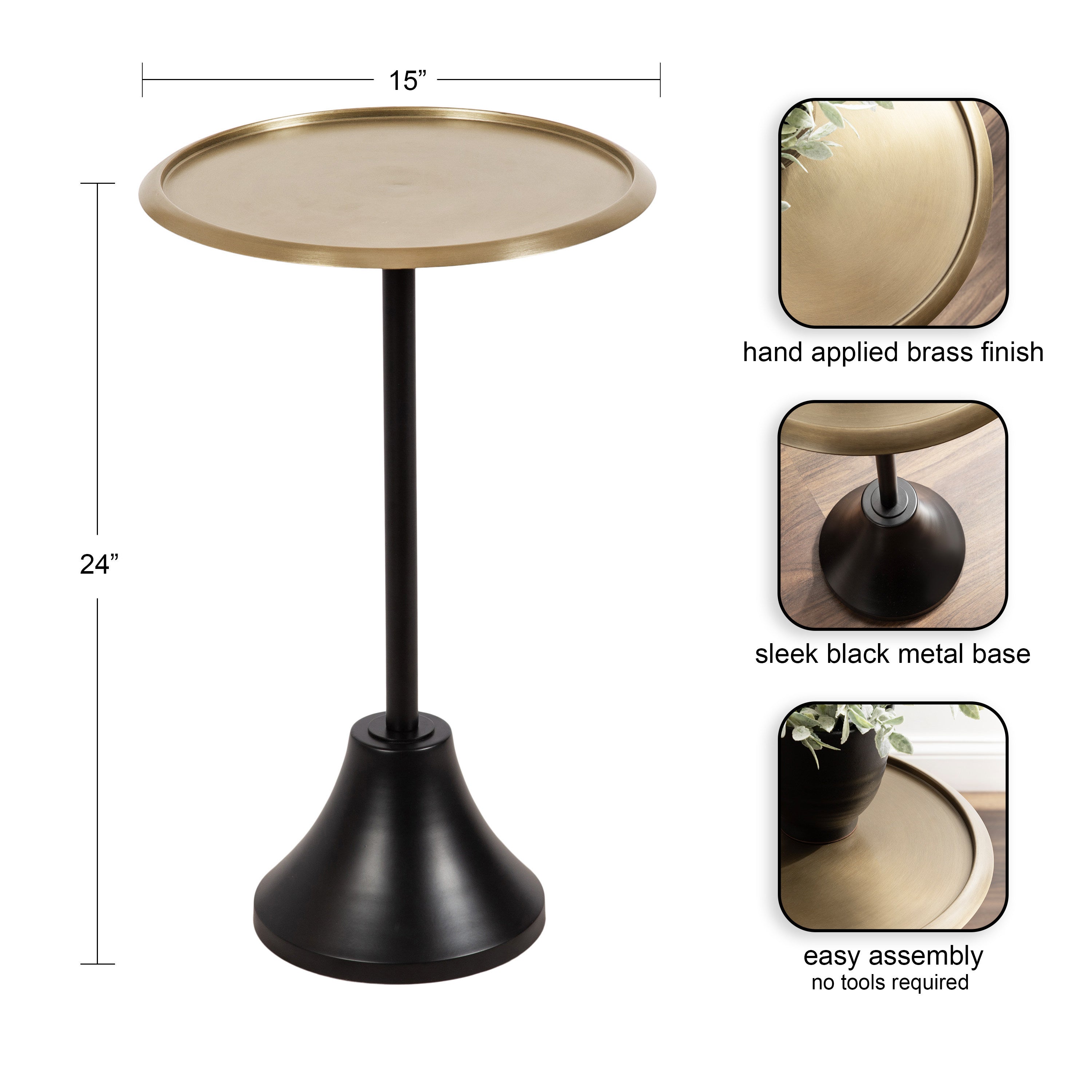 Sanzo Metal Side Table