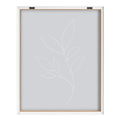 Blake Modern Blue Botanical Line Sketch Print 3 Framed Printed Glass by by kateandlaurel - product image 20 for Resin Society