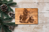Winter & Christmas Engraved Cheese Board