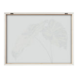 Blake Spotted Leaves Neutral Framed Printed Glass by kateandlaurel - product image 4 for Resin Society