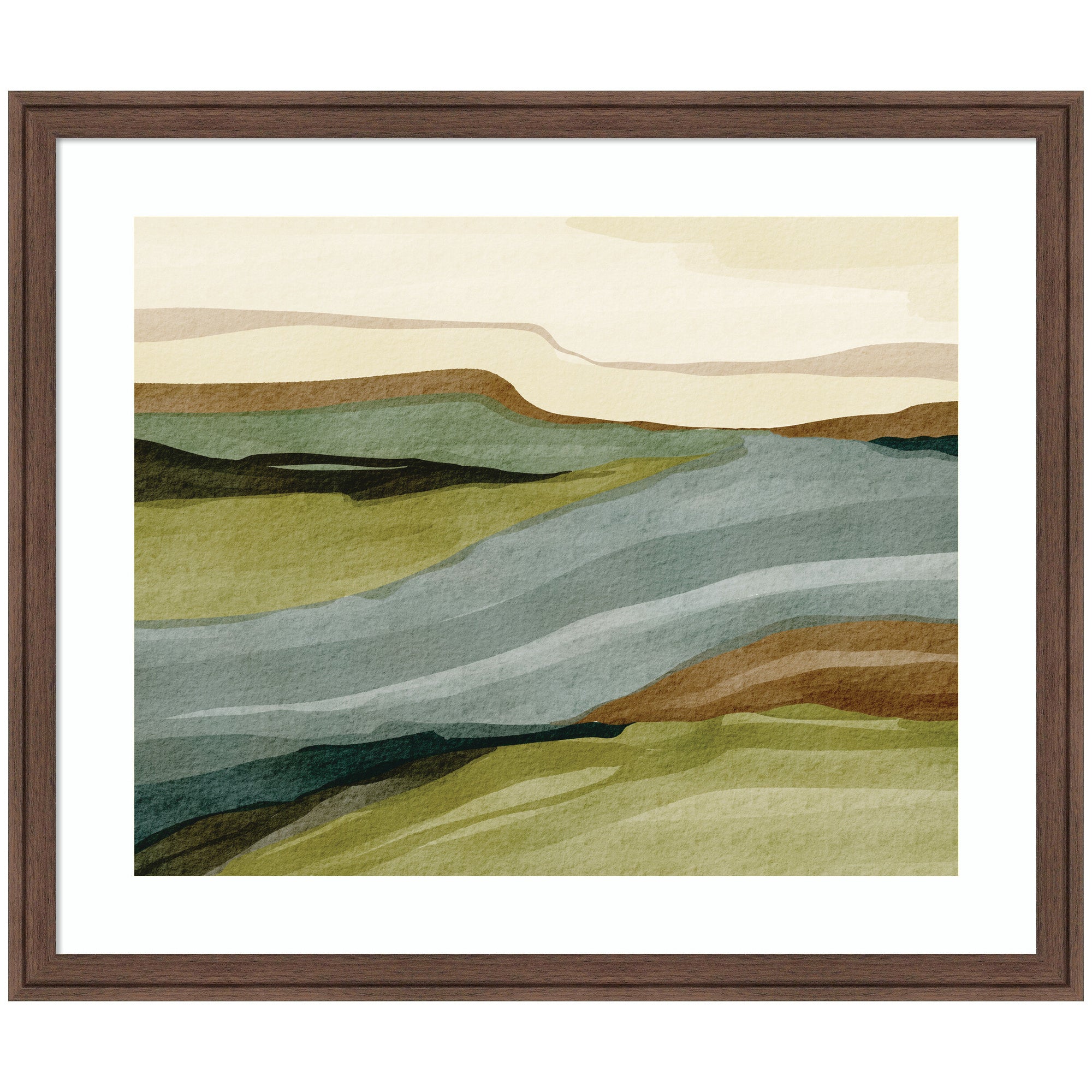 Natures Charm l by Nikita Jariwala Framed Wall Art Print displayed indoors