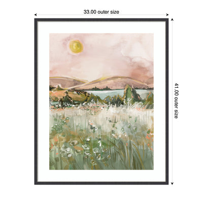 Framed Art Neutral Landscape 02 by Annie Quigley