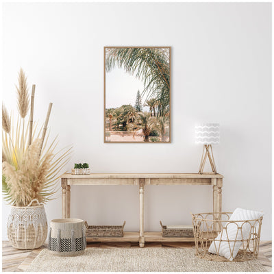 Sylvie Morning Walk to the Sea Framed Canvas by Alicia Abla