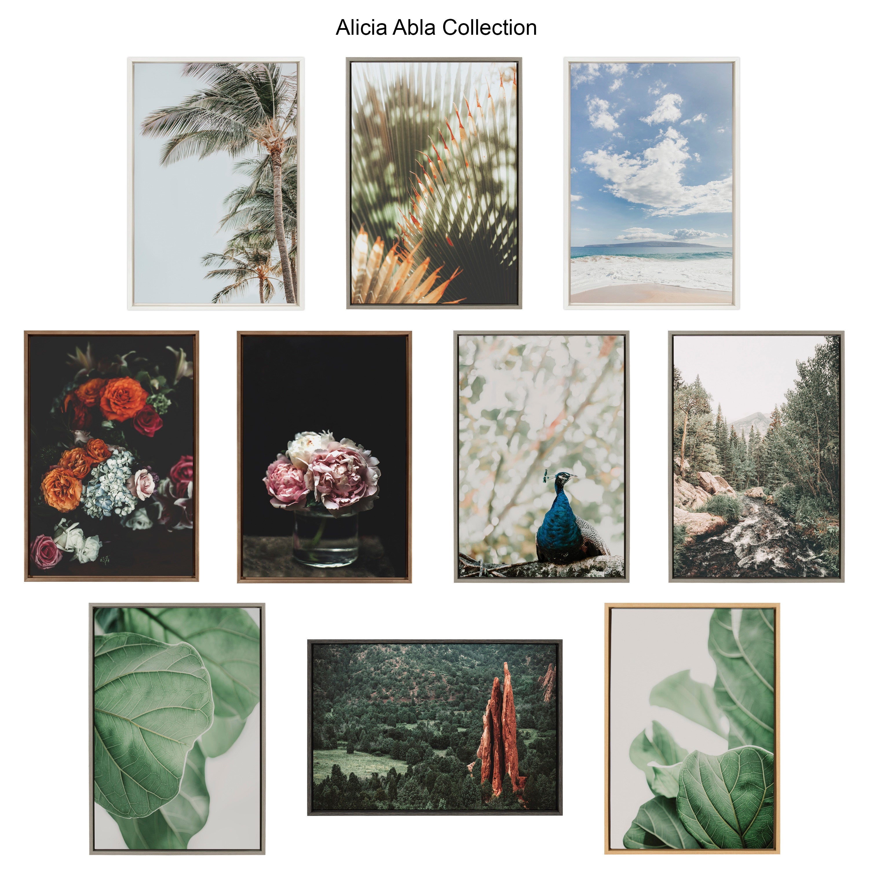 Sylvie Fogged Landscape Framed Canvas by Alicia Abla by kateandlaurel - product image 6 for Resin Society