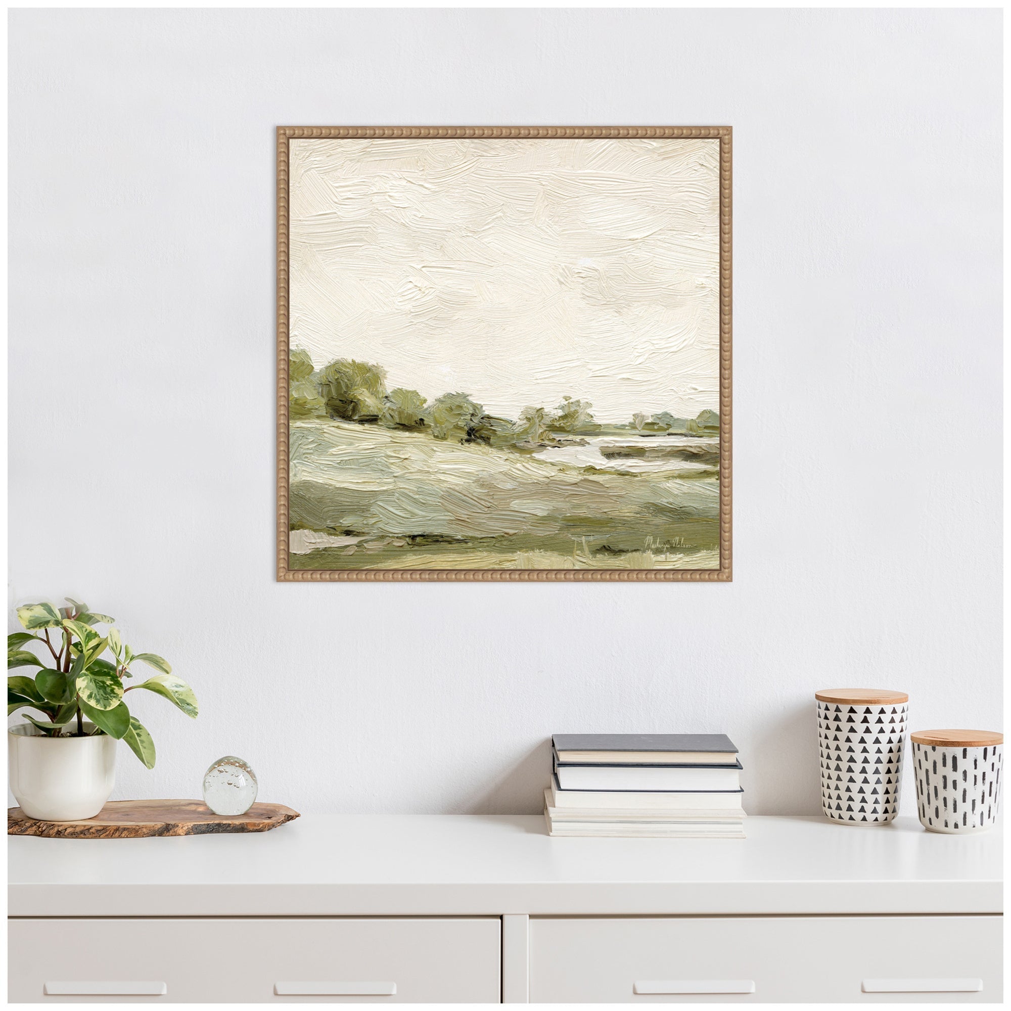 Petit View No 7 by Mackenzie Nelson Framed Canvas Wall Art Print