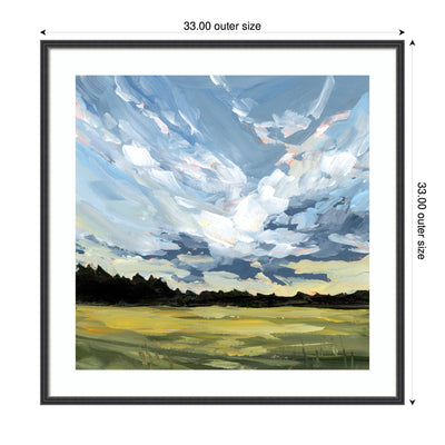Framed Art Before The Storm by Emily Kenney