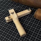 Adjustable Leather Strap and Belt Cutter with wooden handle and measuring ruler