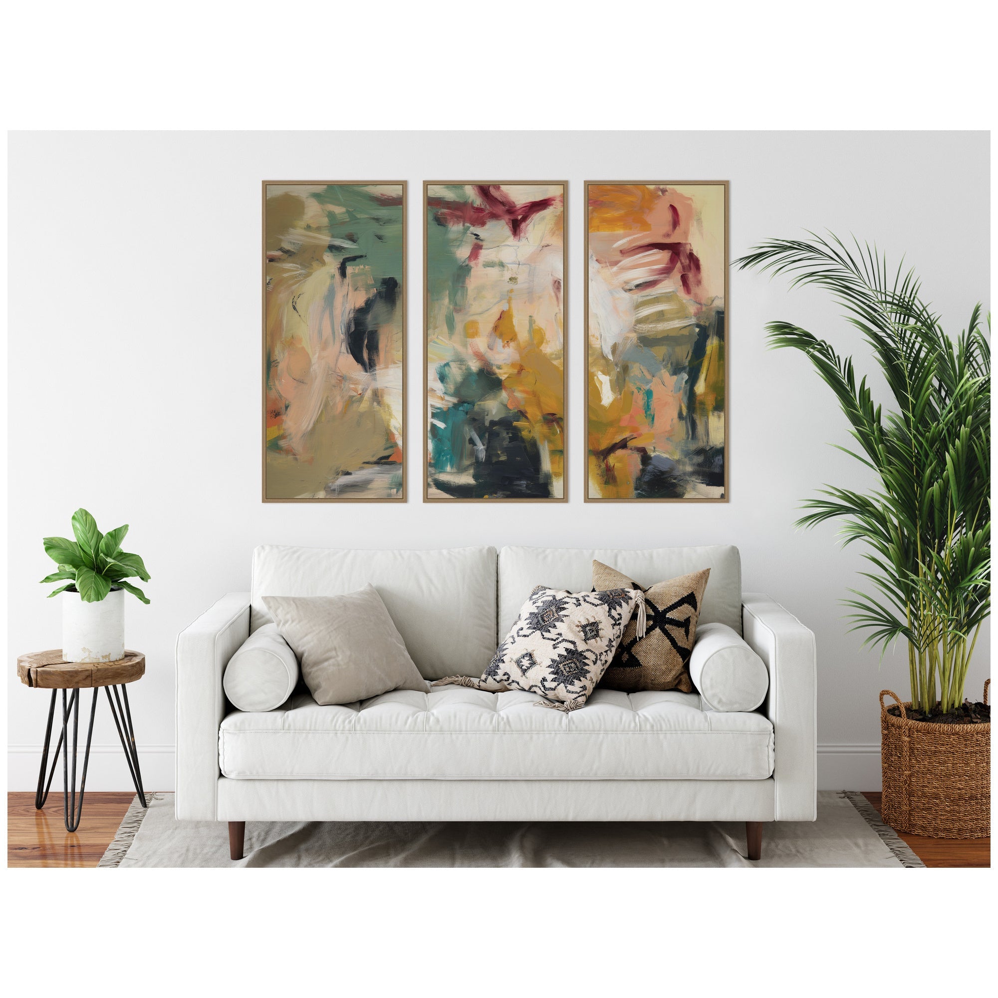 Painted Storm No.
2 Panel 3 Piece Framed Canvas Wall Art Set by Amy Lighthall
