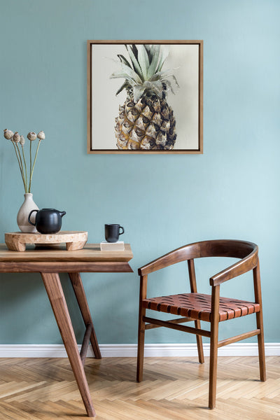 Sylvie Solo Pineapple Framed Canvas by Emiko and Mark Franzen of F2Images
