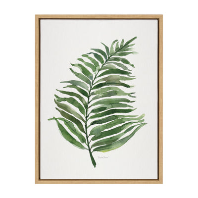 Sylvie Green Fern Framed Canvas by kateandlaurel - product image 10 for Resin Society