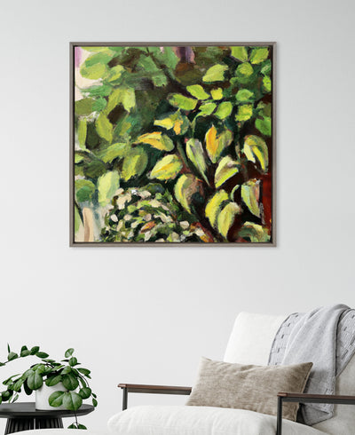 Sylvie Blank Framed Canvas 30x30