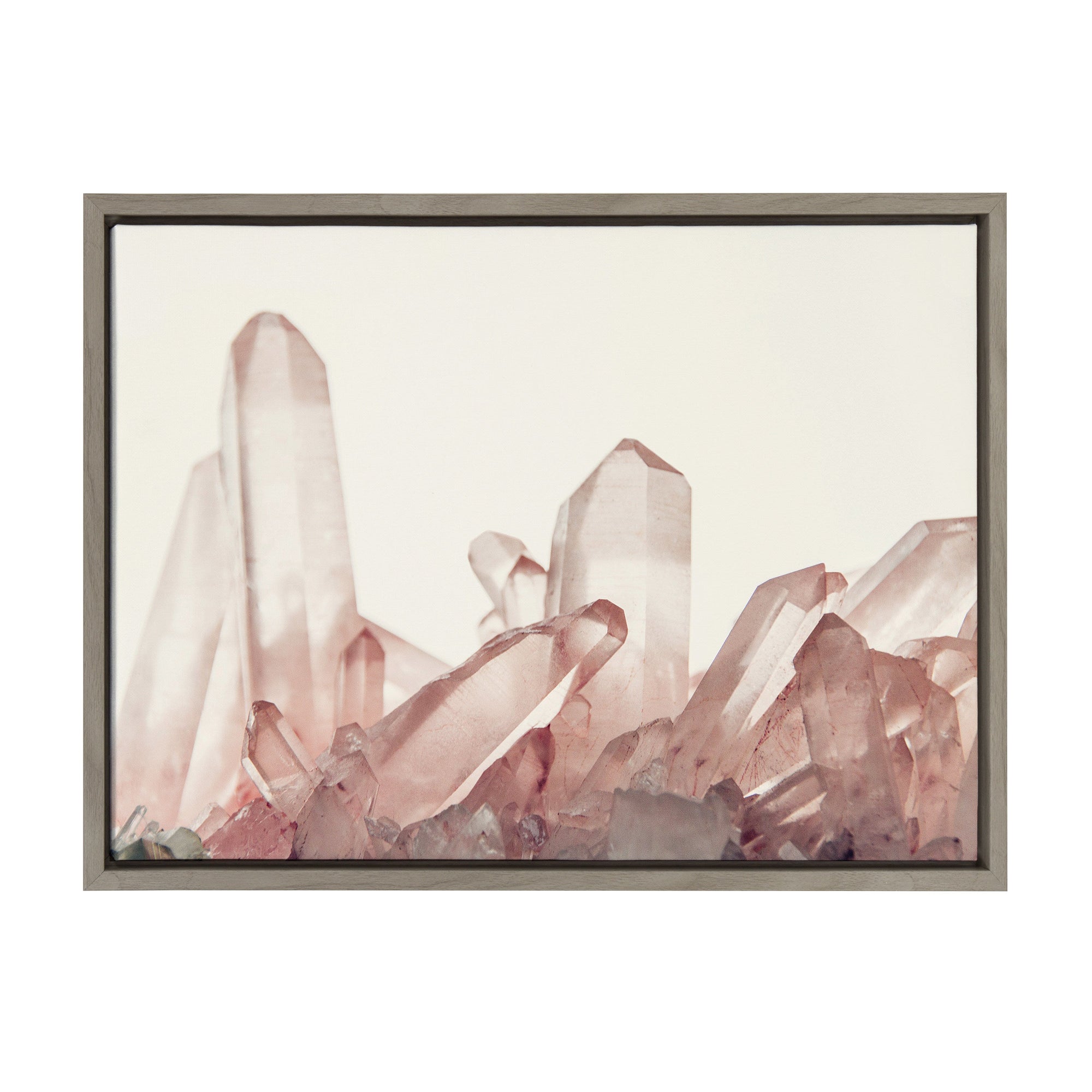 Sylvie Pink Quartz Framed Canvas by kateandlaurel - product image 9 for Resin Society