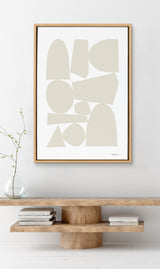 Sylvie Constructed II Neutral Framed Canvas by kateandlaurel - product image 17 for Resin Society