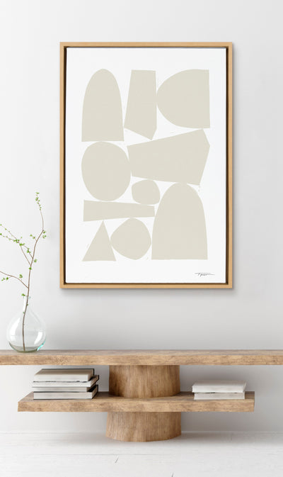 Sylvie Constructed II Neutral Framed Canvas by kateandlaurel - product image 17 for Resin Society