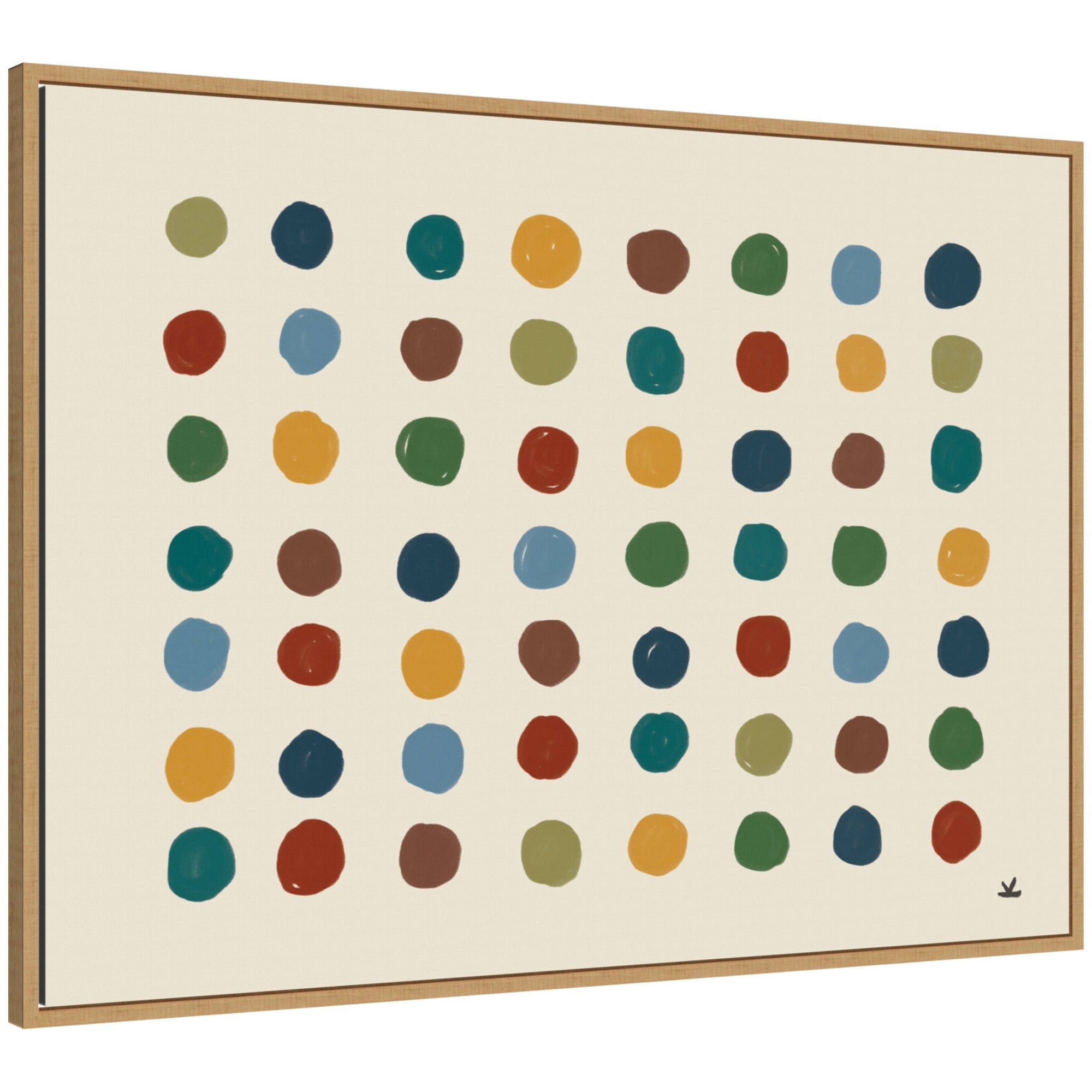 Meditation No.
3 by Kelly Knaga Framed Canvas Wall Art Print
