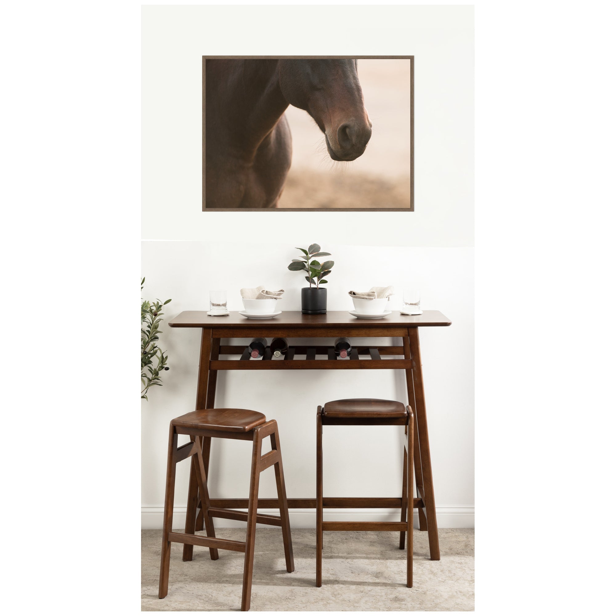 Dusty by Crystal Lynn Collins Framed Canvas Wall Art Print