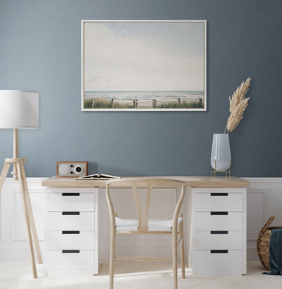 Sylvie Pale Sky Framed Canvas by Emiko and Mark Franzen of F2Images