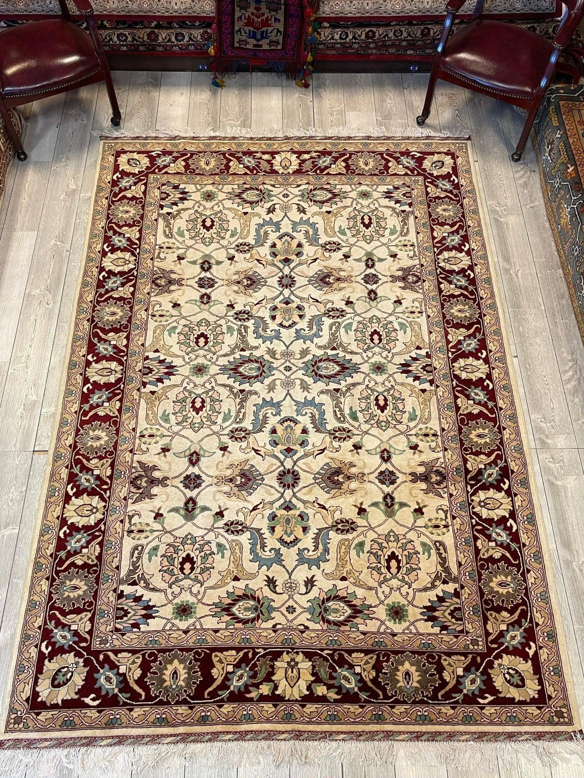 Afghani Hand-knotted Area Rug 7x10 Ft by Rugistan - product image 3 for Resin Society