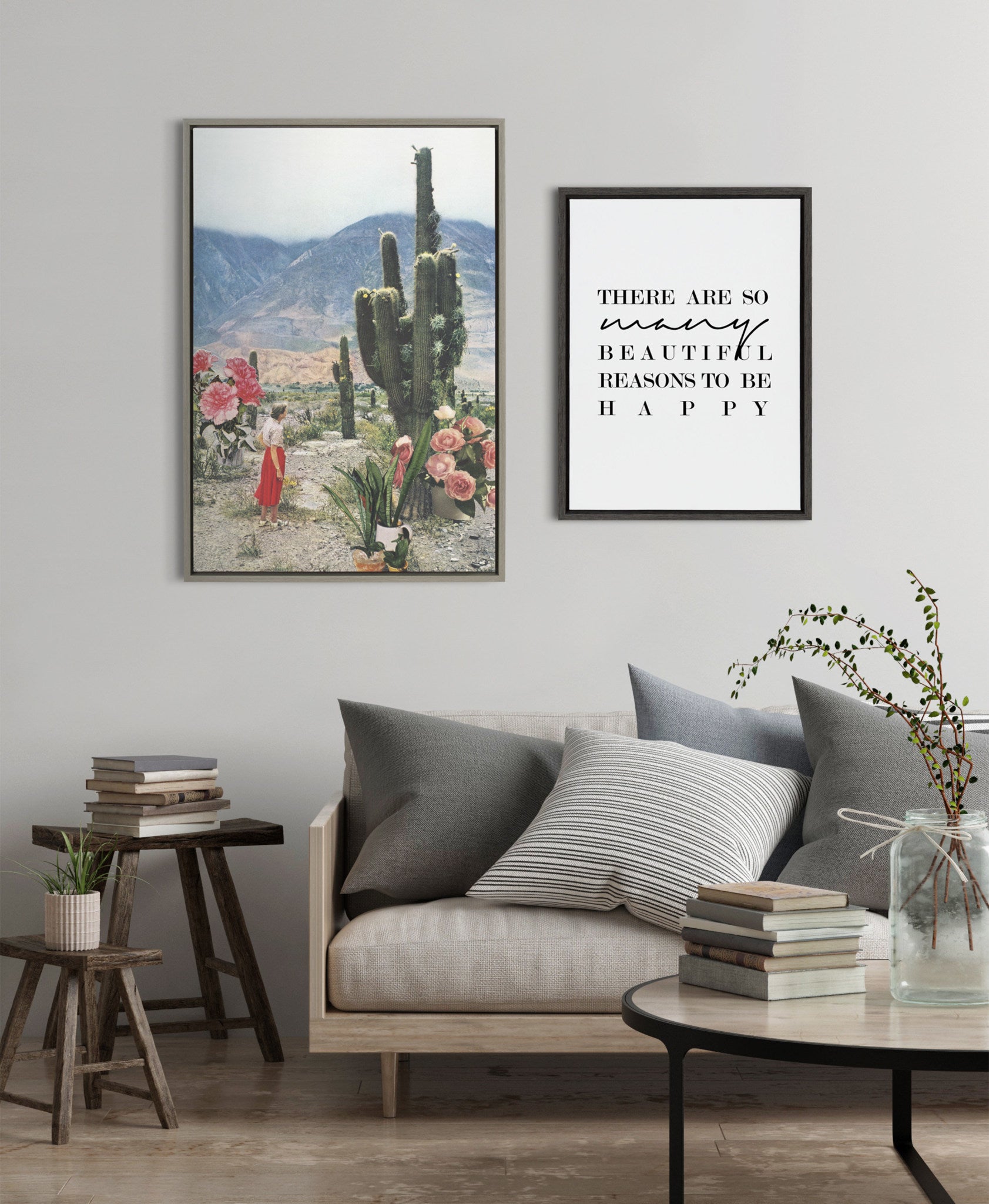Sylvie Décor Framed Canvas by kateandlaurel - product image 7 for Resin Society