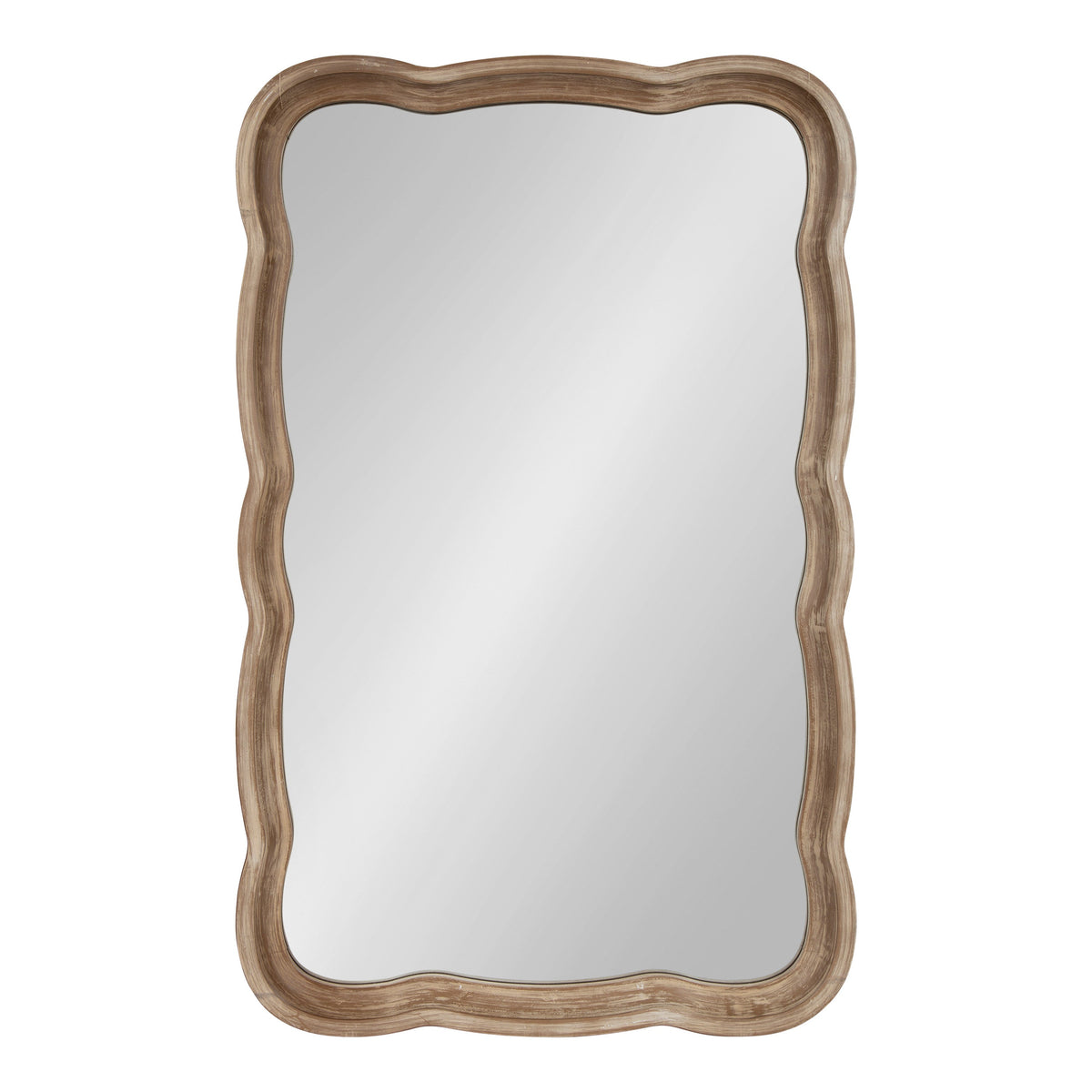 Hatherleigh Scallop Wood Wall Mirror by kateandlaurel - product image 6 for Resin Society