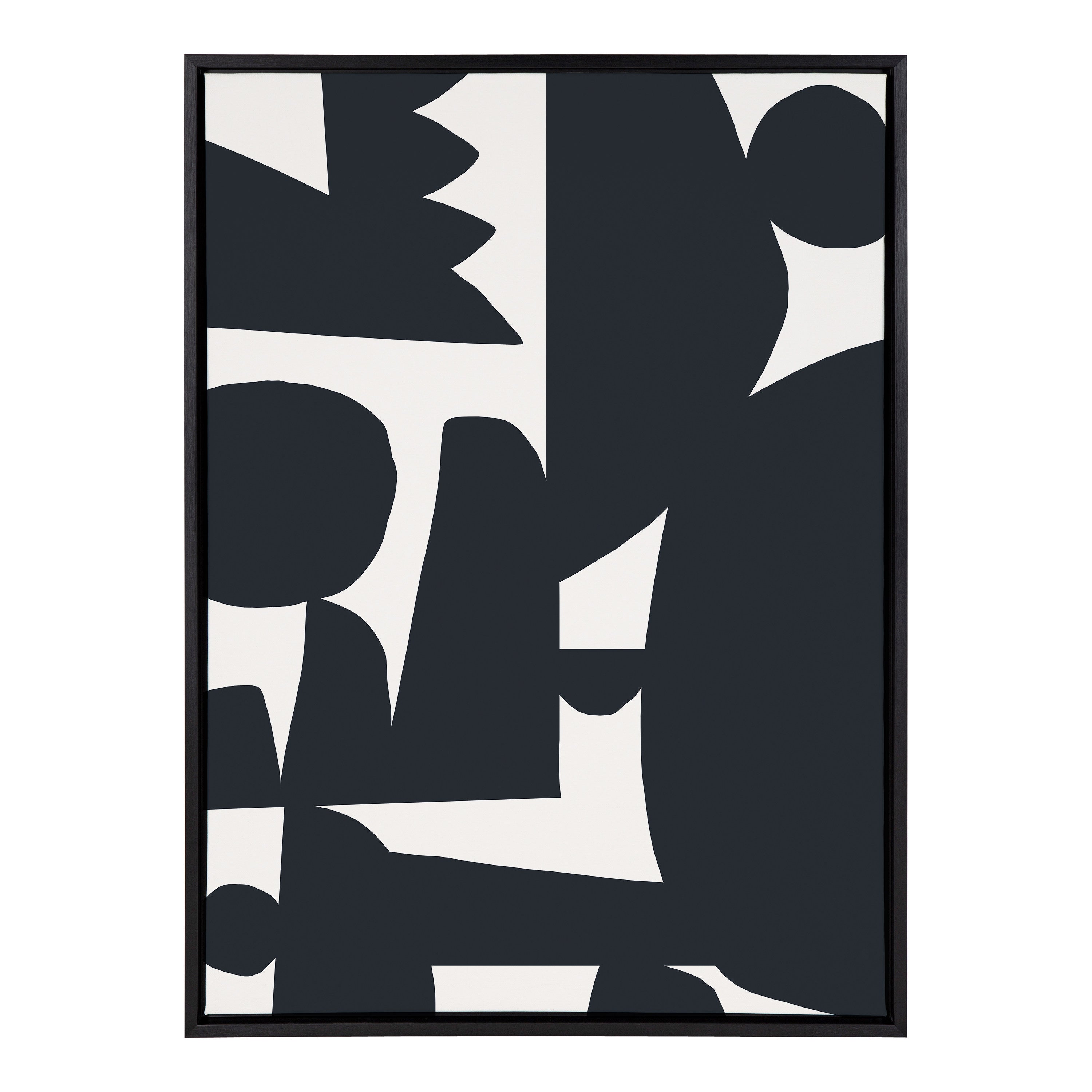 Sylvie Quiet Jungle 1 Framed Canvas by kateandlaurel - product image 11 for Resin Society
