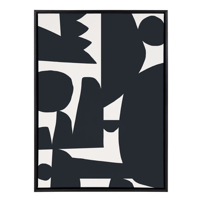 Sylvie Quiet Jungle 1 Framed Canvas by kateandlaurel - product image 11 for Resin Society